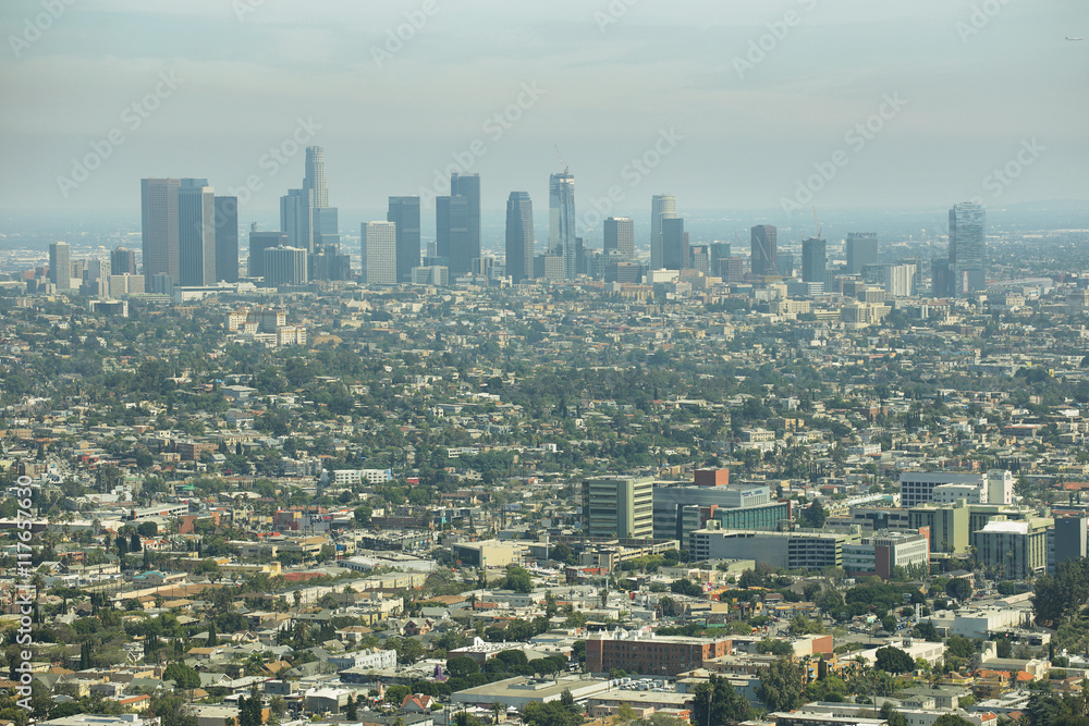 Fototapeta premium Downtown Los Angeles skyline