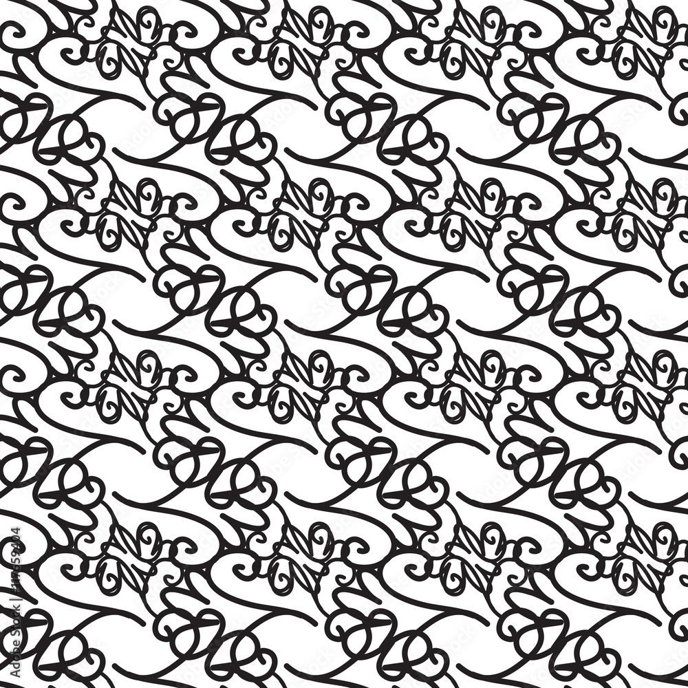 Abstract geometric pattern. A seamless background. Black and white texture. Abstract geometric pattern. A seamless background. Black and white texture.