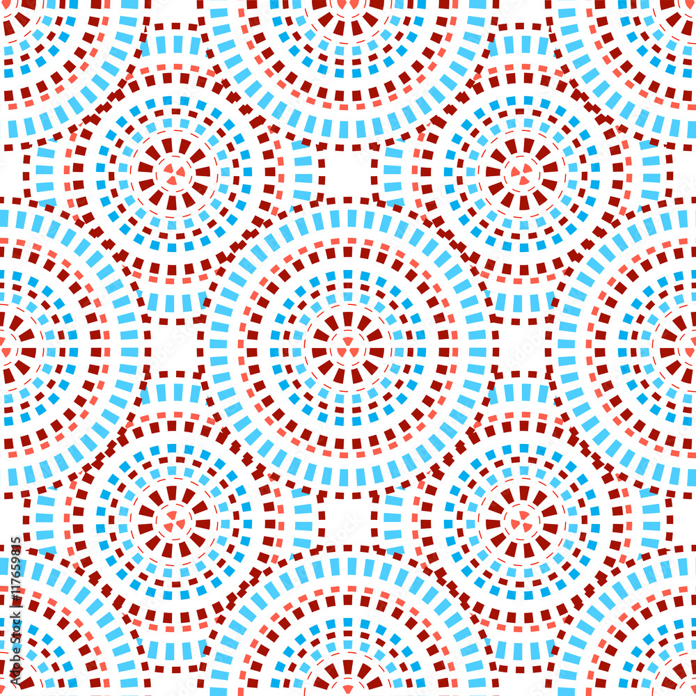 Red abstract seamless pattern