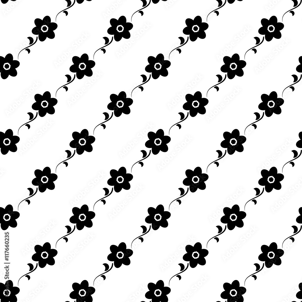 Floral stylish background. repeating texture