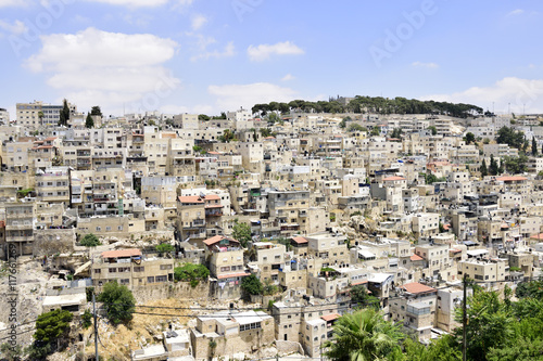 Silwan district of East Jerusalem. photo