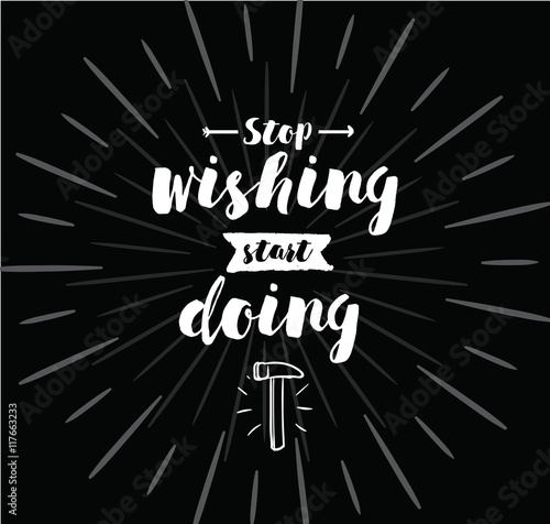 Typography for poster, invitation, greeting card or t-shirt.