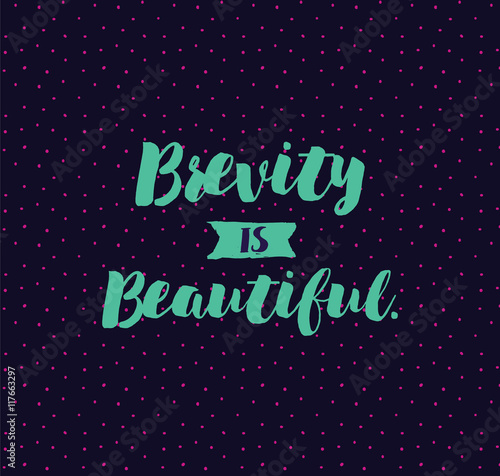 Typography for poster, invitation, greeting card or t-shirt.