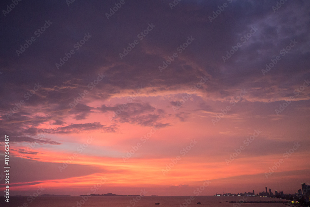 Sunset at Sattahip (Thailan) Sunset at Sattahip (Thailan)