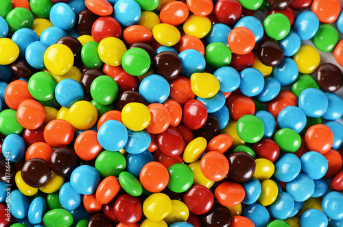 Colorful chocolate candies