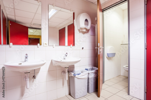 Wallpaper Mural doors from toilets and sinks Torontodigital.ca