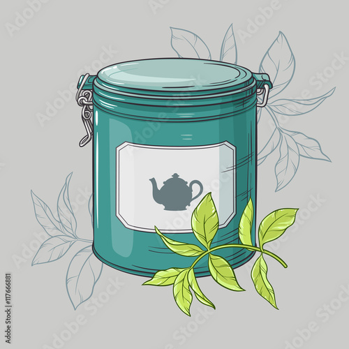 Round tin packaging