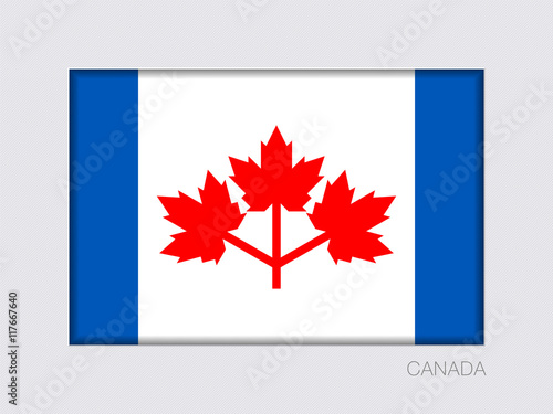 The Canadian Pearson Pennant. Rectangular Official Flag with Pro