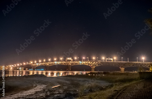Coleman Memorial Bridge at Night