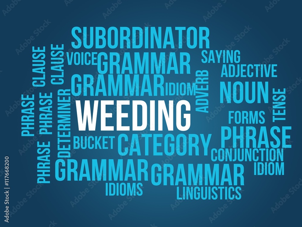 weeding weeding