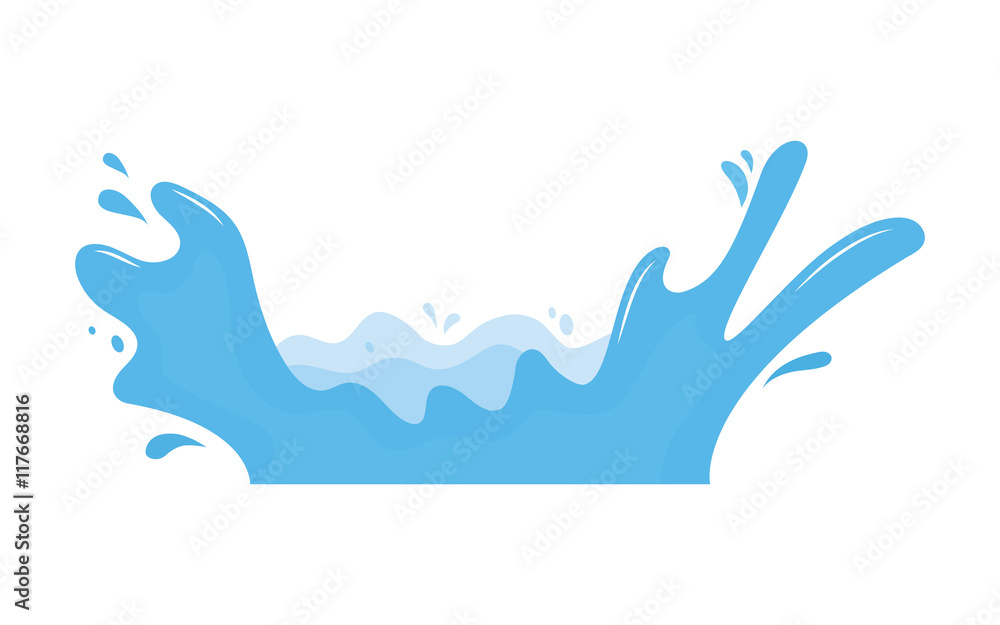 vector illustration water splash vector illustration water splash