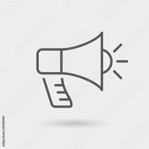 megaphone icon background