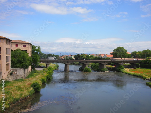 Bridge over River Aude in Carcassonne © evyamcs