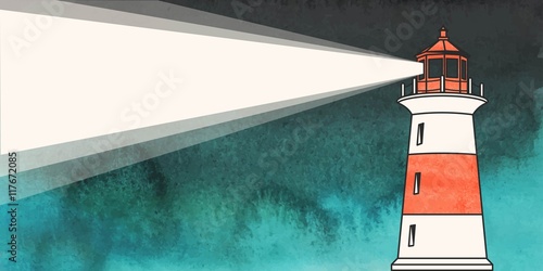 Illustration of lighthouse
