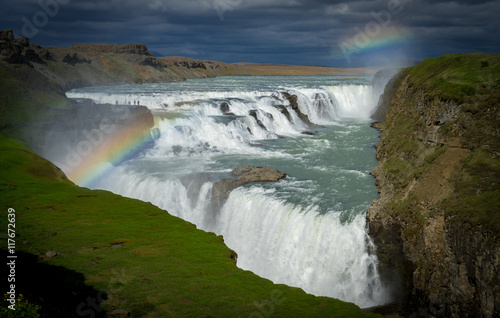 Chute d eau de Gulfoss en Islande