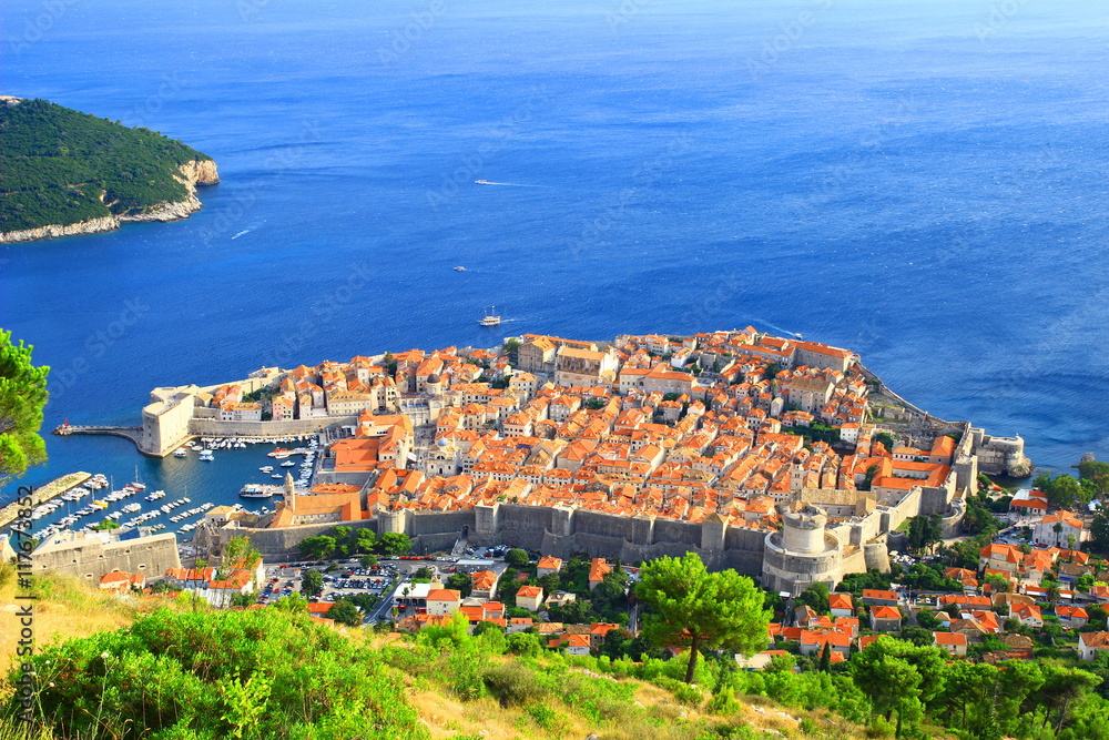 Dubrovnik, touristic destination in Croatia
