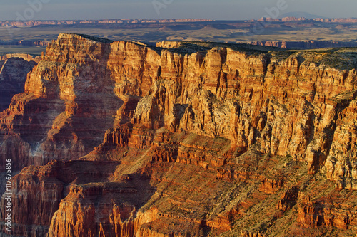 Canyon ridges at Navajo Point, Grand Canyon