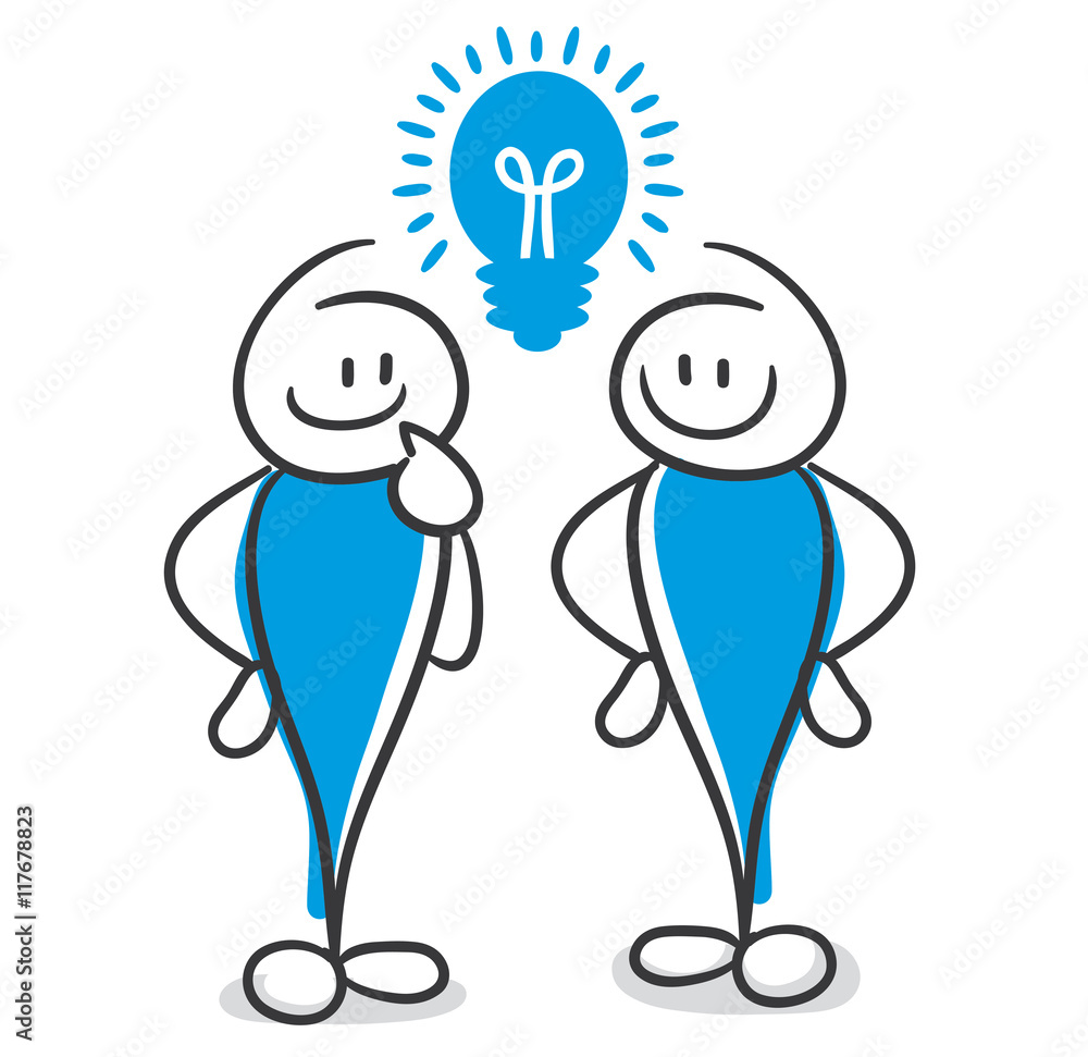 Stick Figire Series Blue / Gleiche Idee Stick Figire Series Blue / Gleiche Idee