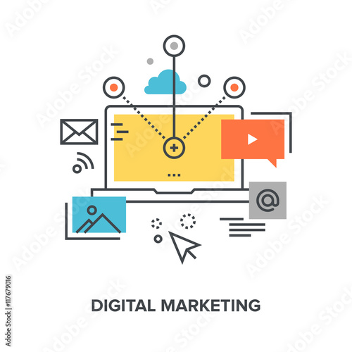 digital marketing concept