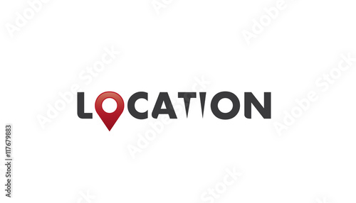 Location Logo Design Illustration
