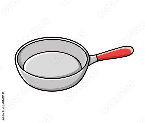 Frying pan icon.