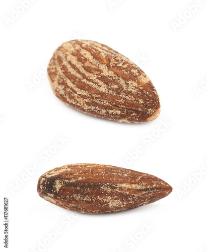 Almond nut isolated