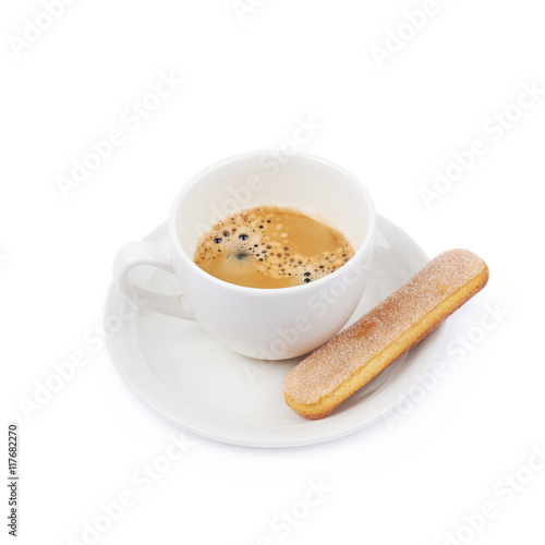 Fototapeta Naklejka Na Ścianę i Meble -  Cup of coffee isolated