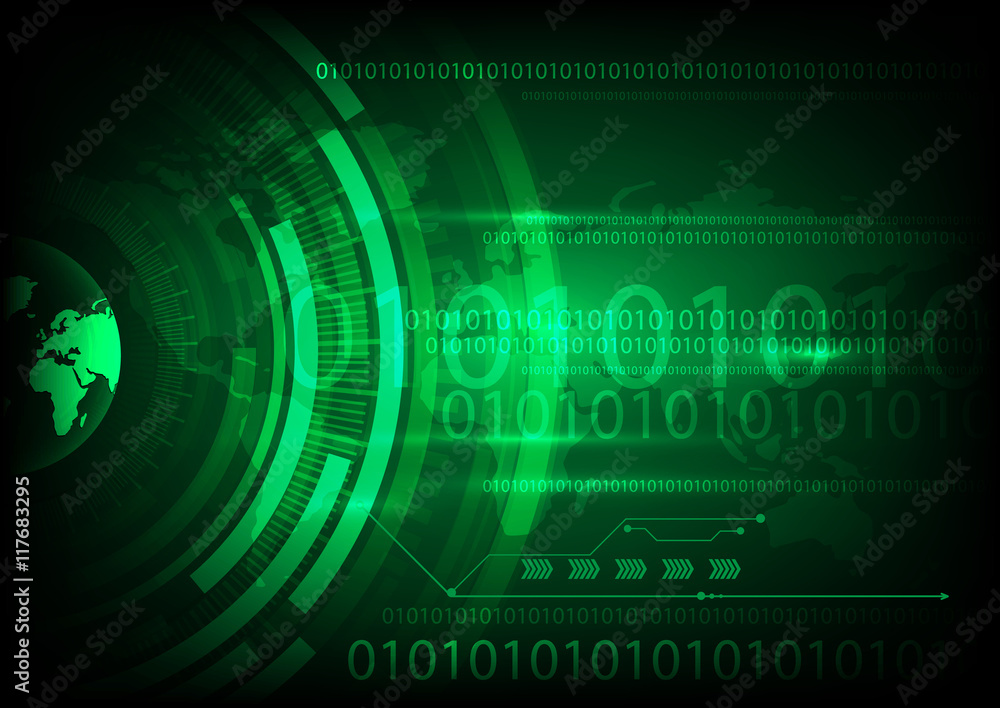 Digital global technology, abstract background