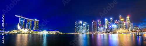 Singapore - May 26: Marina bay , the important landmark on May 2