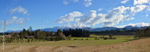 Mid Canterbury Rural Landscape in Winter from  Windwhistle War M