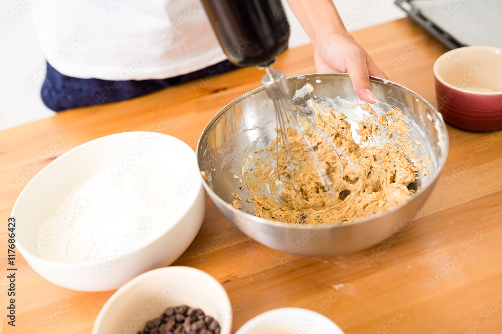 Homemade chocolate cookies at home Homemade chocolate cookies at home