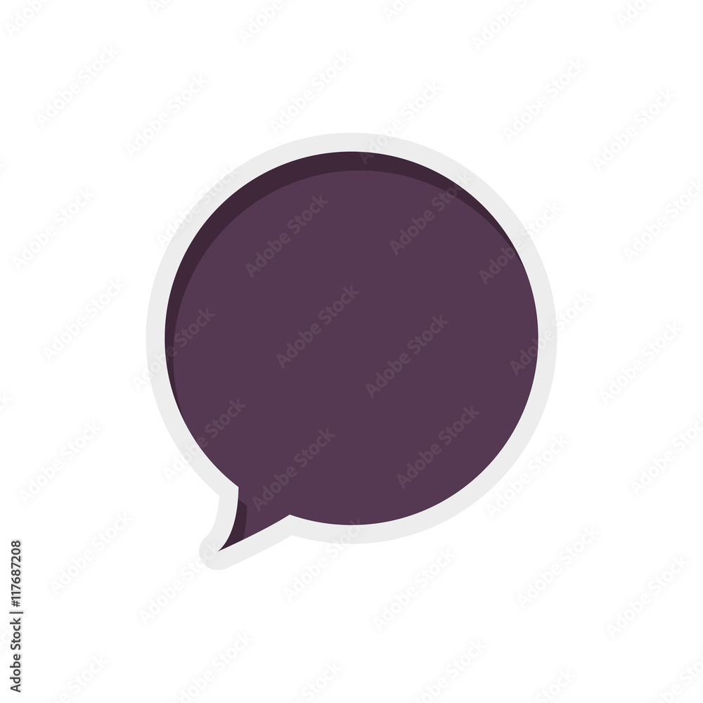 bubble message communication chat icon. Isolated and flat illustration. Vector graphic bubble message communication chat icon. Isolated and flat illustration. Vector graphic