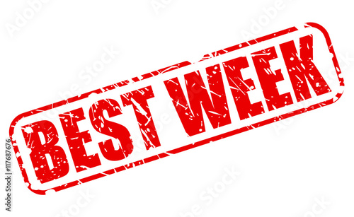 BEST WEEK red stamp text