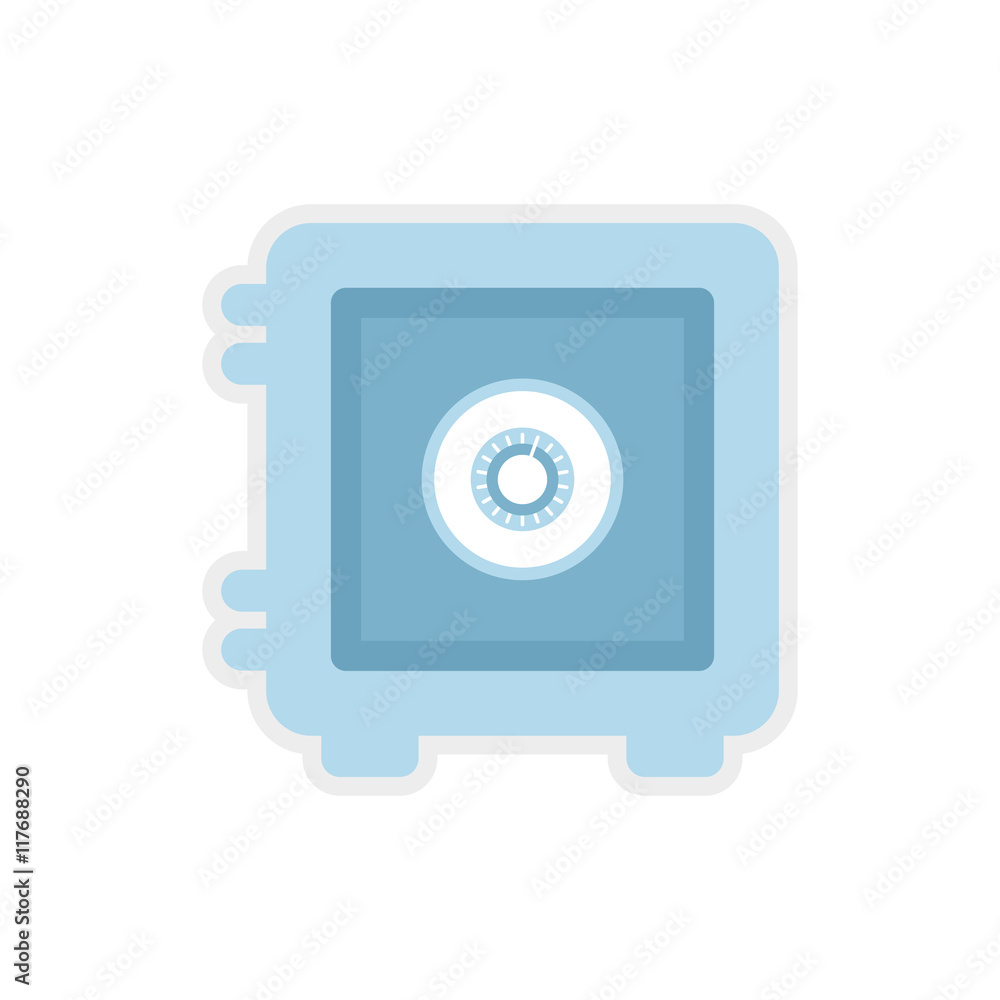 strongbox money financial item commerce icon. Isolated and flat illustration. Vector graphic strongbox money financial item commerce icon. Isolated and flat illustration. Vector graphic