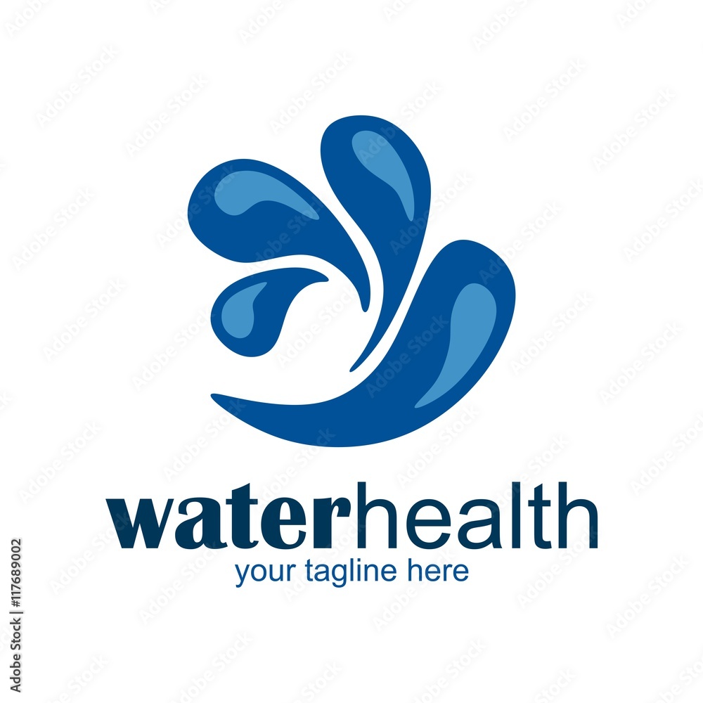 Water logo symbol icon vector Water logo symbol icon vector