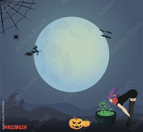 Happy Halloween and full moon