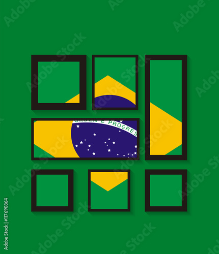 Rio. Brazil 2016. Olympic Summer Games. Abstract Colorful Backgr