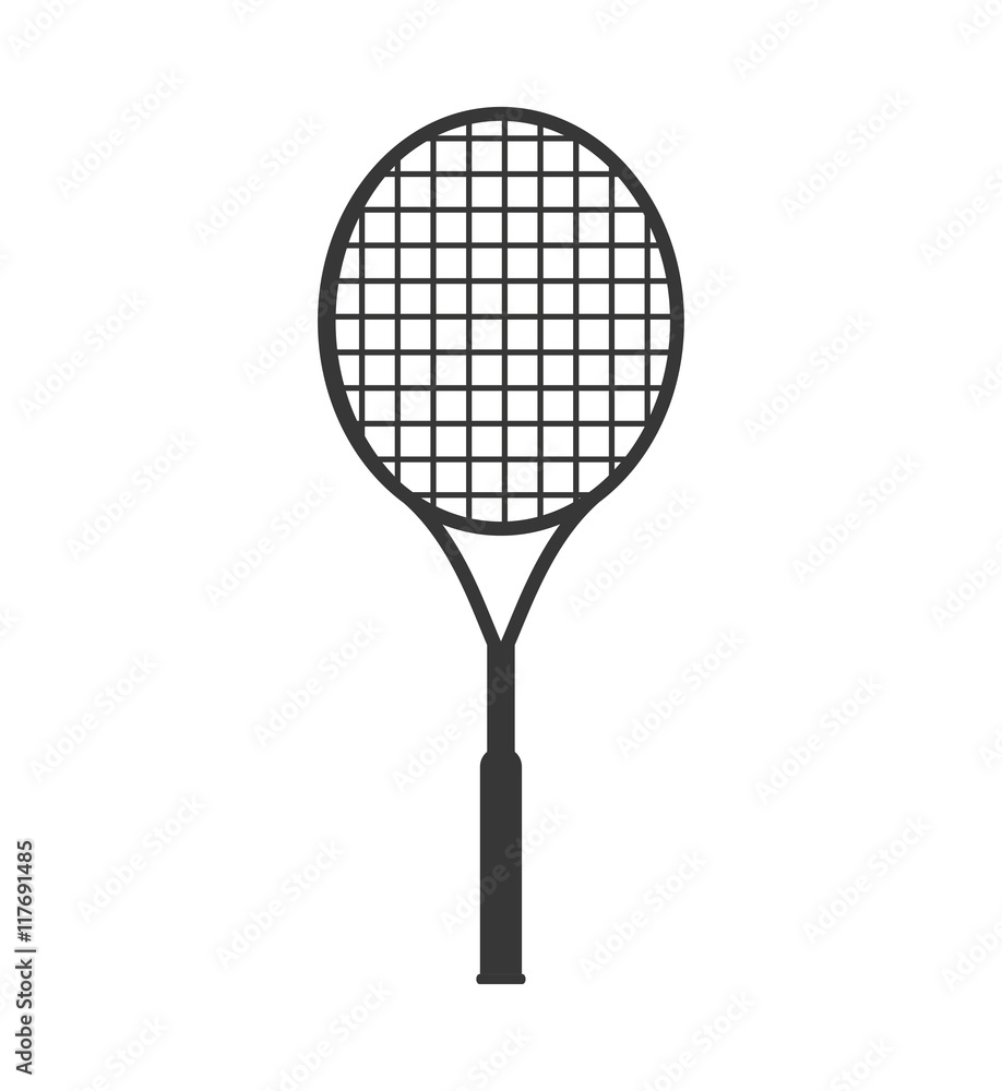 tennis racket hobby sport icon. Isolated and flat illustration. Vector graphic tennis racket hobby sport icon. Isolated and flat illustration. Vector graphic