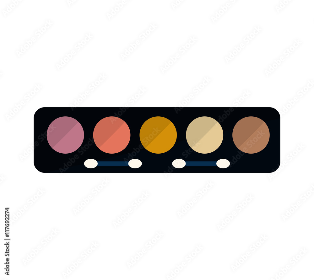 eye shadows make up style product icon. Isolated and flat illustration. Vector graphic eye shadows make up style product icon. Isolated and flat illustration. Vector graphic