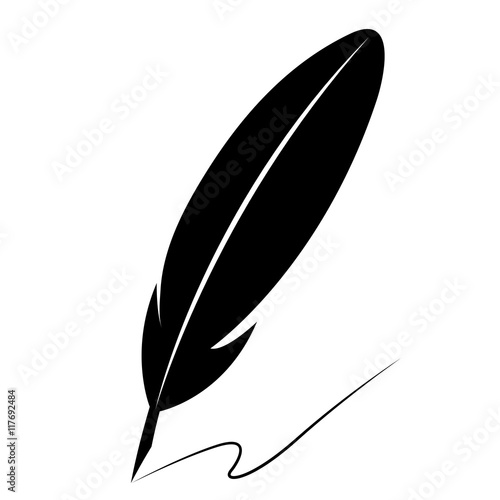 Vector pen icon.