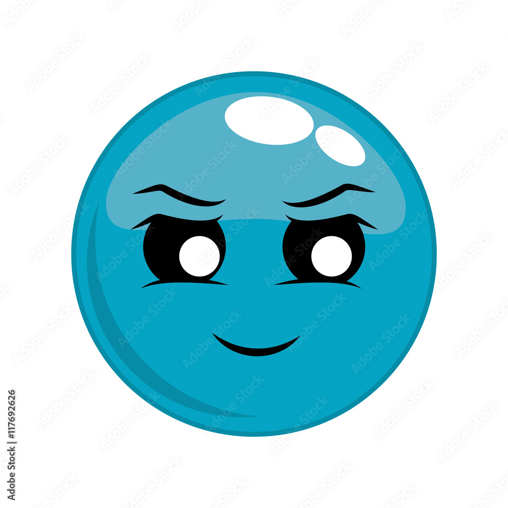face evil sphere cartoon expression emotion icon. Isolated and flat illustration. Vector graphic face evil sphere cartoon expression emotion icon. Isolated and flat illustration. Vector graphic