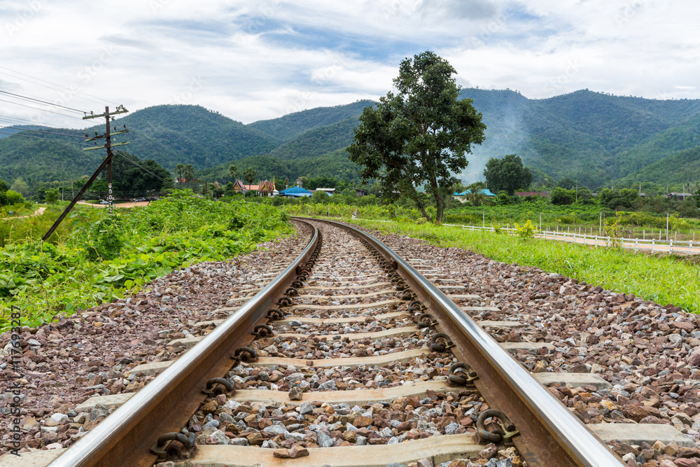 the railway track the railway track
