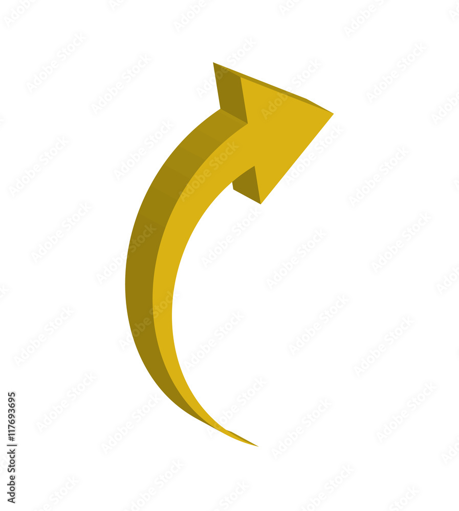 arrow curve direction infographic symbol icon. Isolated and flat illustration. Vector graphic arrow curve direction infographic symbol icon. Isolated and flat illustration. Vector graphic