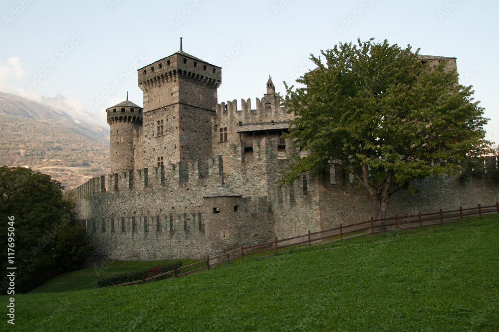 Medieval Castle of Fenis (Valle d'Aosta, Italy)