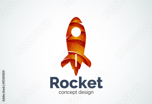 Rocket logo template