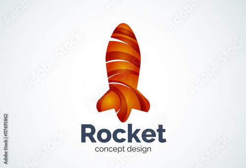 Rocket logo template