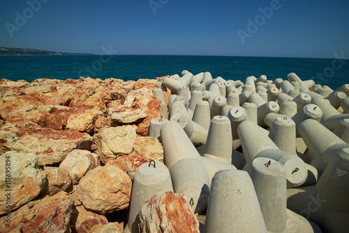 tetrapods on the Black Sea