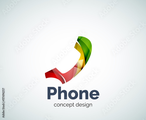 Free Download Retro phone logo template - GFXLoad