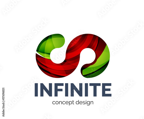 Infinite logo business branding icon