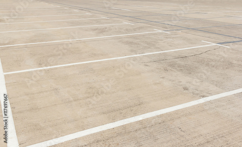 Empty parking lot © amstockphoto